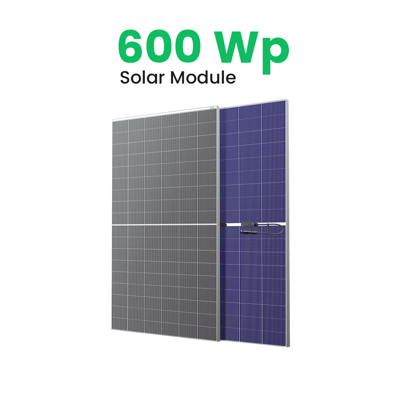 Loom Solar Shark 600 Wp HJT dual-glass solar panel